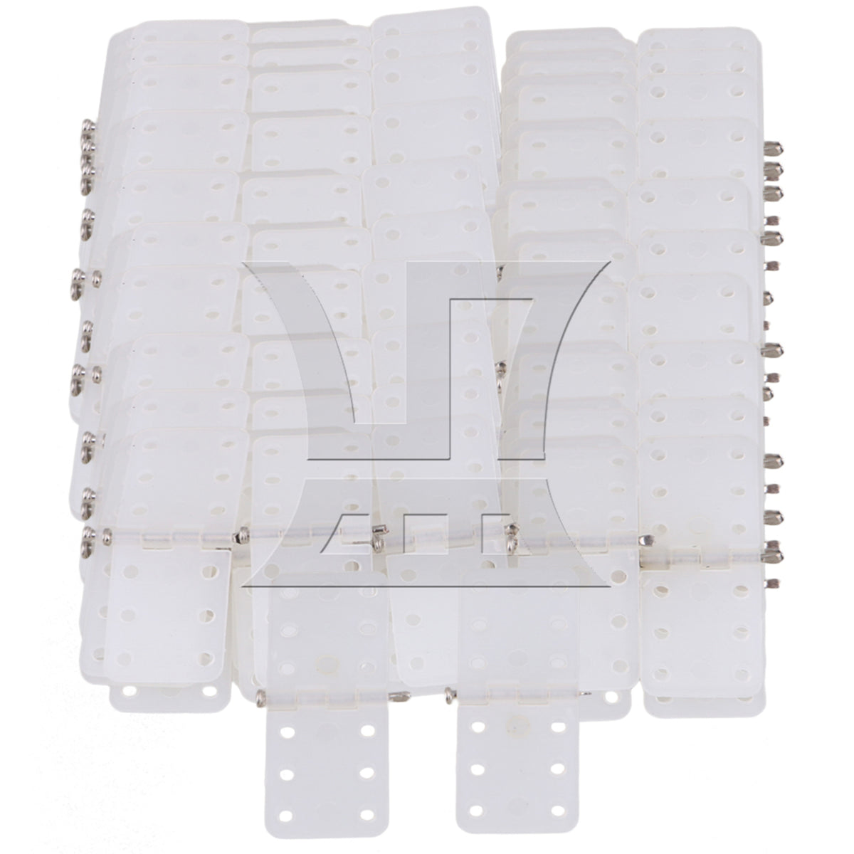 BQLZR Beige DIY Remote Control RC Airplane pinned Hinges 2.5x1.1cm Spare Parts
