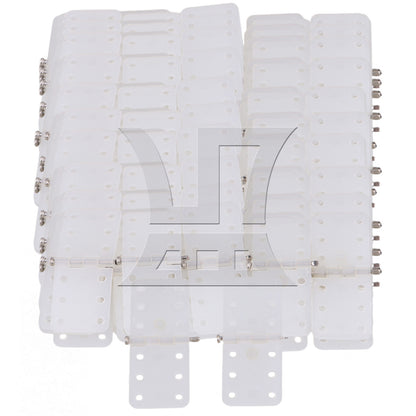 BQLZR Beige DIY Remote Control RC Airplane pinned Hinges 2.5x1.1cm Spare Parts