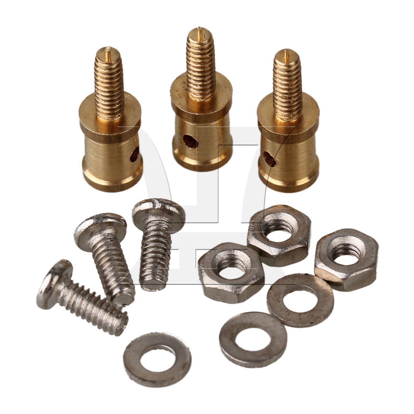 BQLZR 40x Model Airplane Servo Horn Linkage Connector for 1mm Steel Wire Golden