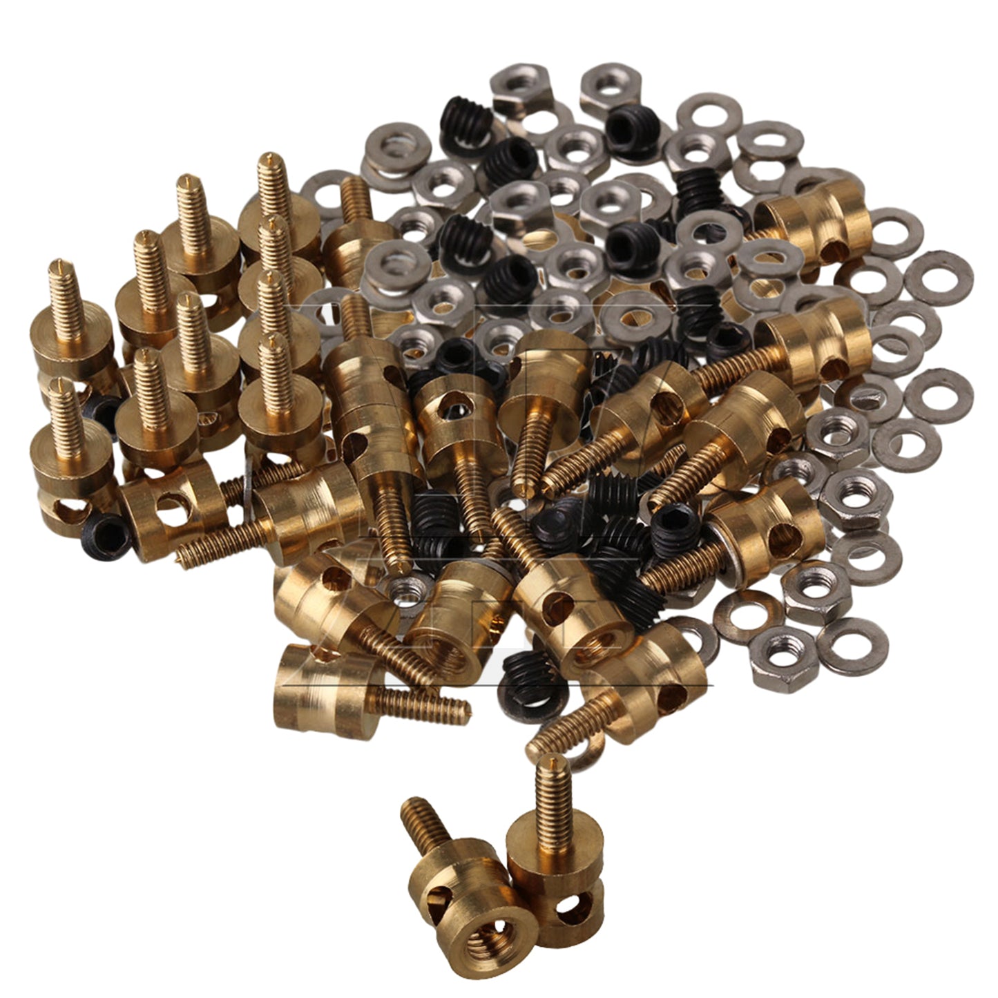 BQLZR 20pcs 2mm Metal RC Model Linkage Stopper Servo Screws Nuts for RC Airplane