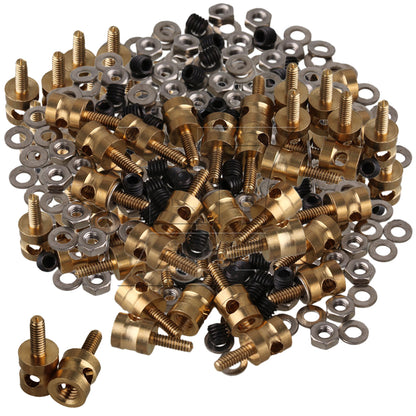 BQLZR 20pcs 2mm Metal RC Model Linkage Stopper Servo Screws Nuts for RC Airplane