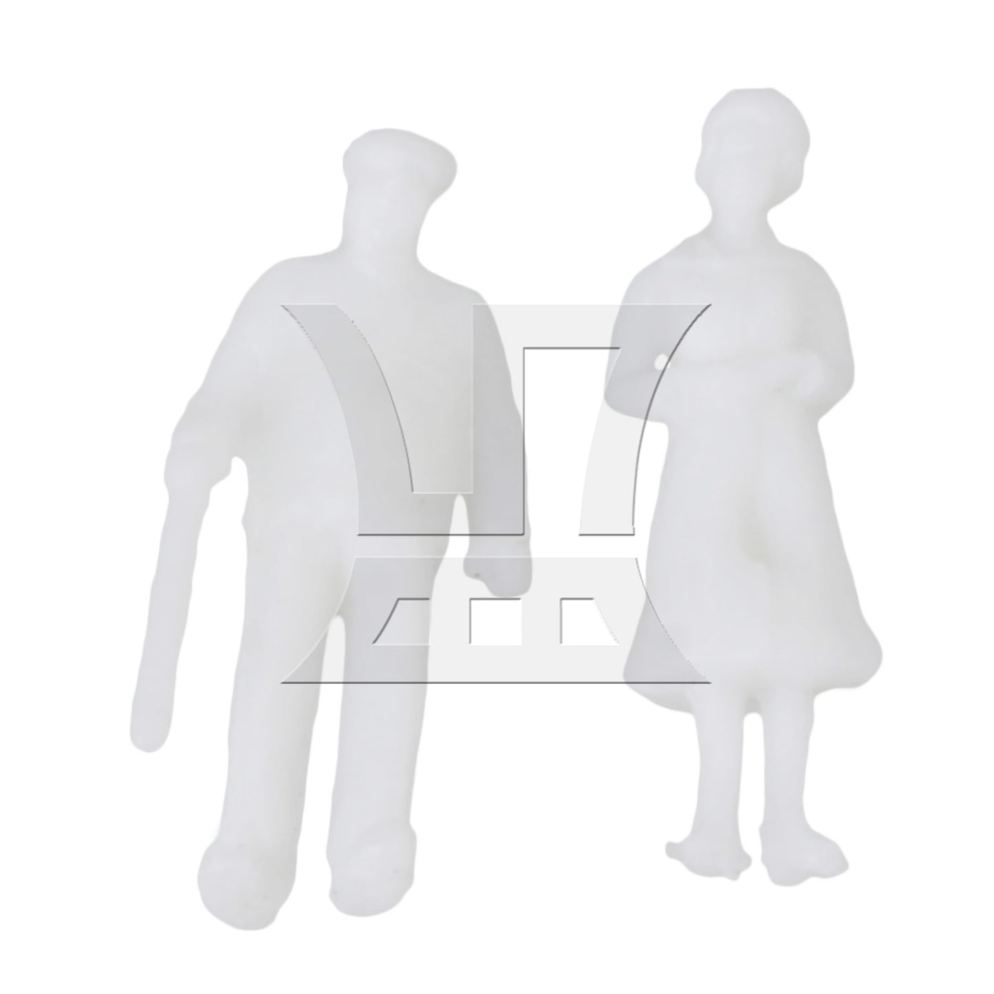 BQLZR Model Trains HO Gauge White People mixture of different characters