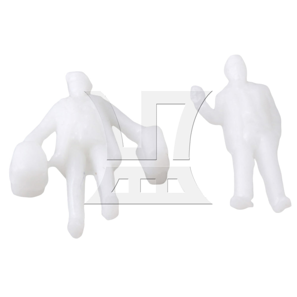 BQLZR White Model Train People Figure Passengers 1:200 Scale BQLZR