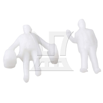 BQLZR White Model Train People Figure Passengers 1:200 Scale BQLZR