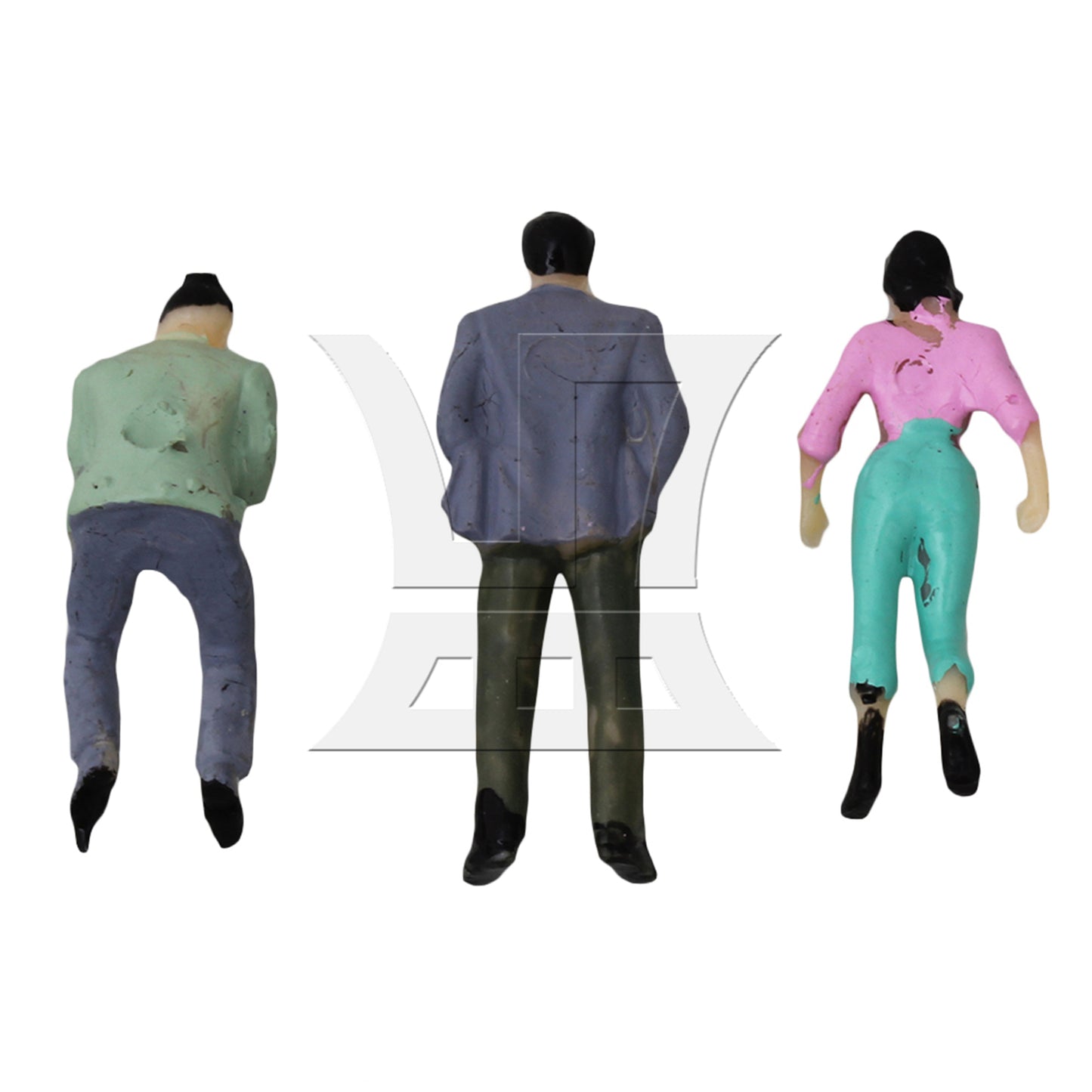 BQLZR  1:50 Scale O Gauge Hand Painted Layout Model Train People Figure