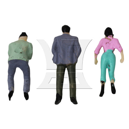 BQLZR  1:50 Scale O Gauge Hand Painted Layout Model Train People Figure