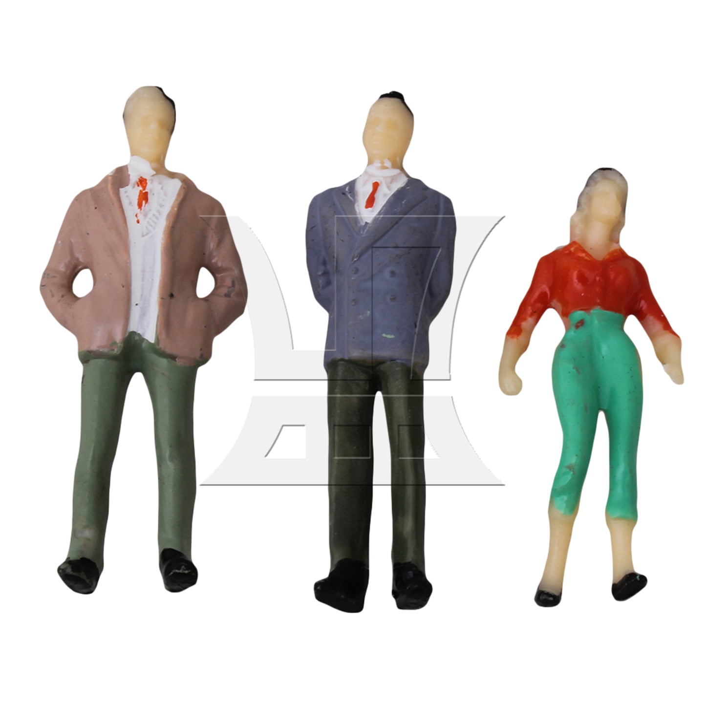 BQLZR  1:50 Scale O Gauge Hand Painted Layout Model Train People Figure
