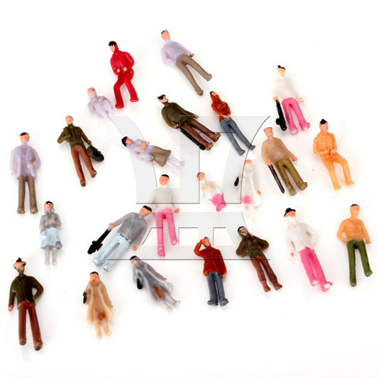 BQLZR 1:75 Scale OO Gauge Hand Painted Layout Model Train People Figure