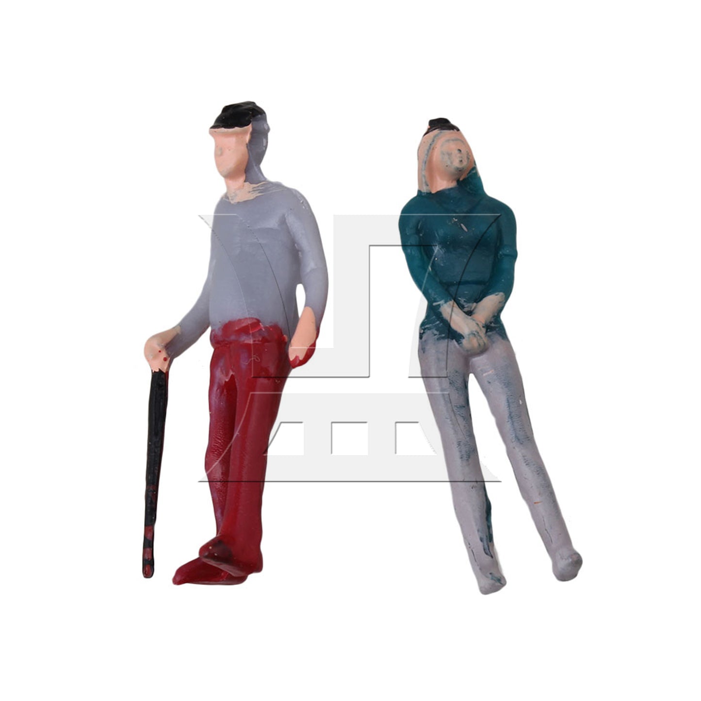 BQLZR 1:75 Scale OO Gauge Hand Painted Layout Model Train People Figure