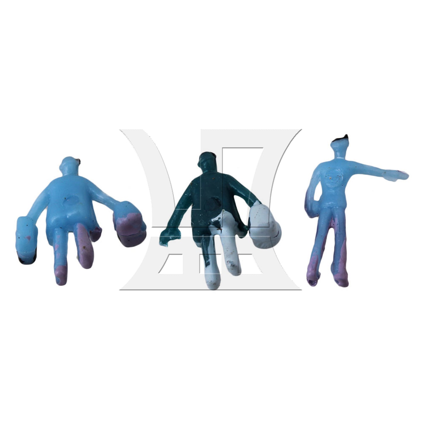 BQLZR 200pcs 1:200 Scale Z Gauge Hand Painted Layout Model Train People Figure