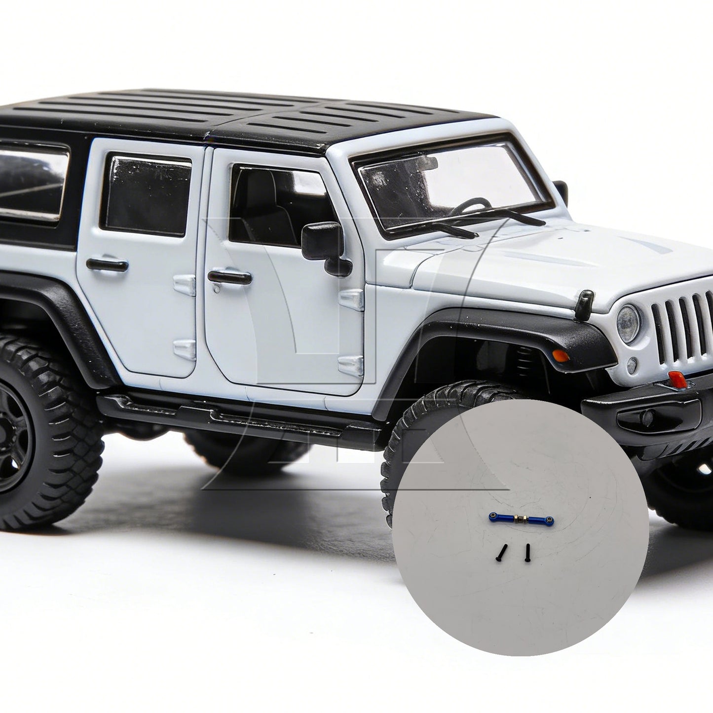 BQLZR Dark Blue Servo Link Replacement for WL A979 K929 Off-Road RC1:18 Car