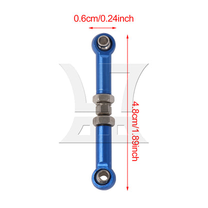 BQLZR Dark Blue Servo Link Replacement for WL A979 K929 Off-Road RC1:18 Car