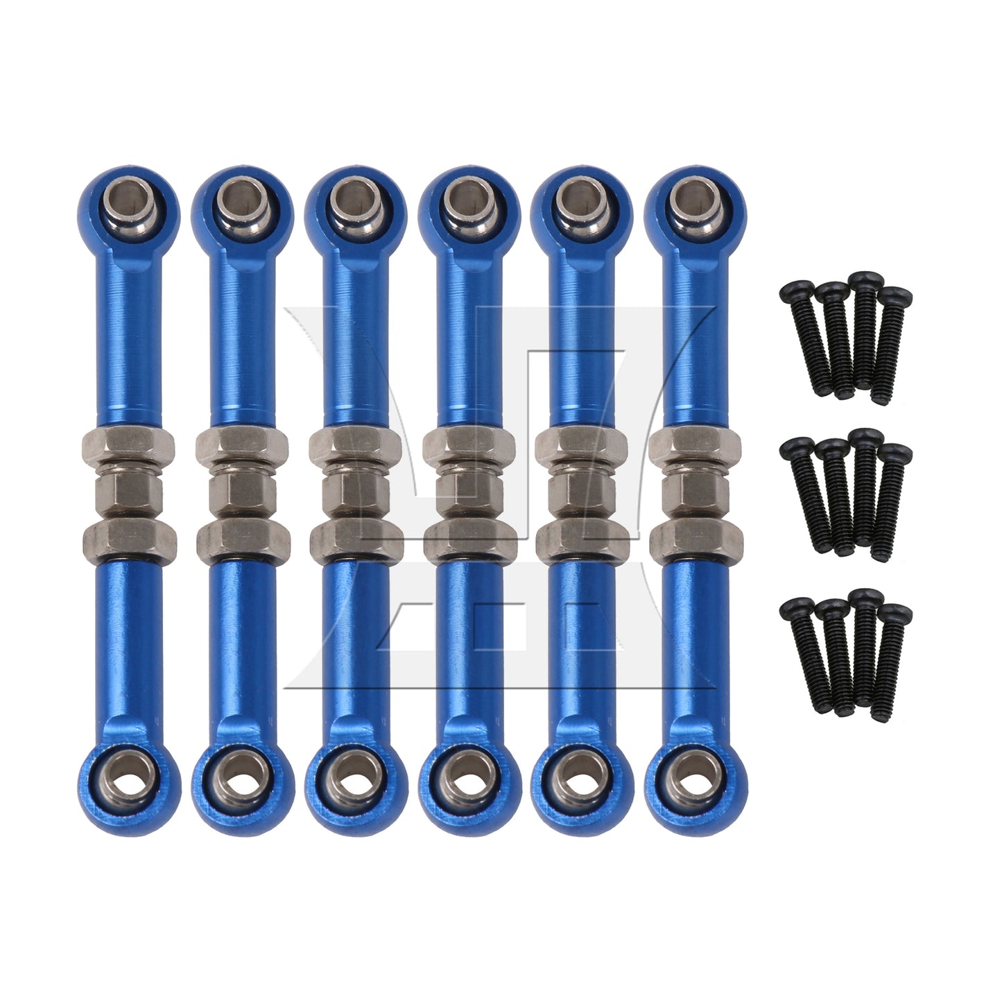 BQLZR Dark Blue Servo Link Replacement for WL A979 K929 Off-Road RC1:18 Car