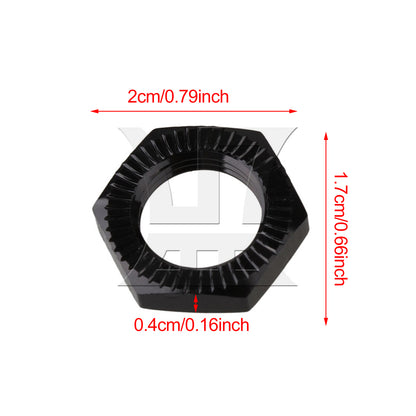 BQLZR RC1:8 Aluminum Alloy Wheel Hex Hub Nut N10169 Width 1.7cm for RC Model Shop