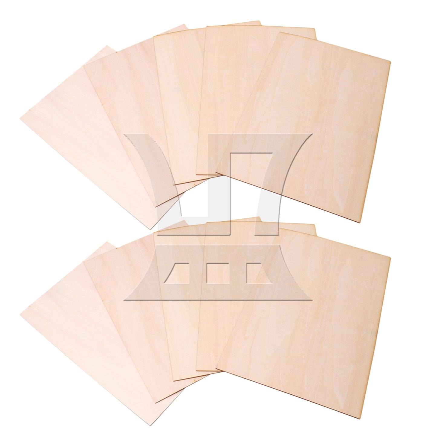 BQLZR Craft Basswood Sheets Unfinished for Building Model 300x200x1.5mm