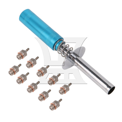 BQLZR Al. Igniter & 6Pcs N3 70117 Spark Glow Plugs Replacement for RC1:10 Model