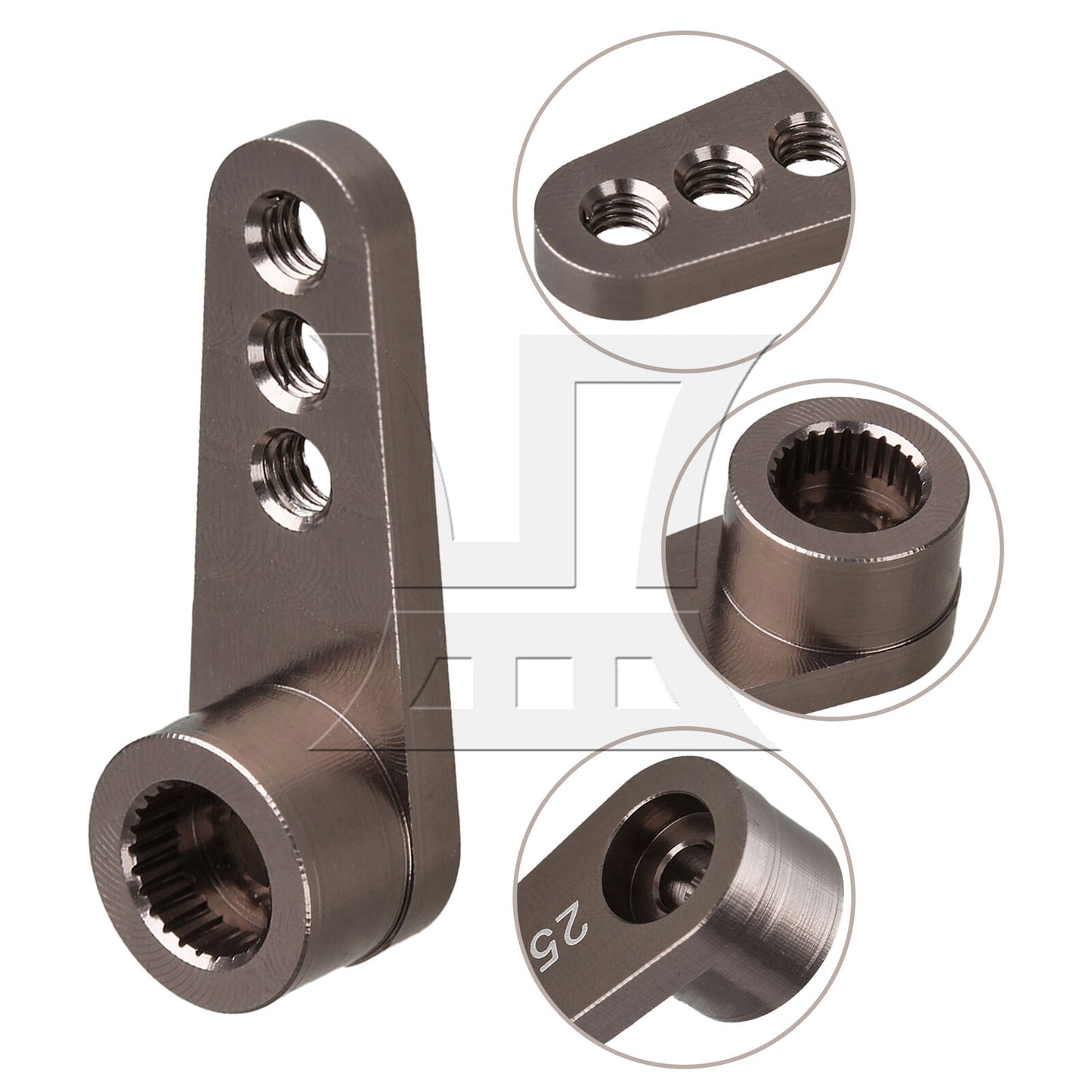 BQLZR  Upgrade Parts Servo Horns Steering Arm 25T N10086 for RC1:10 & 1:8 Car