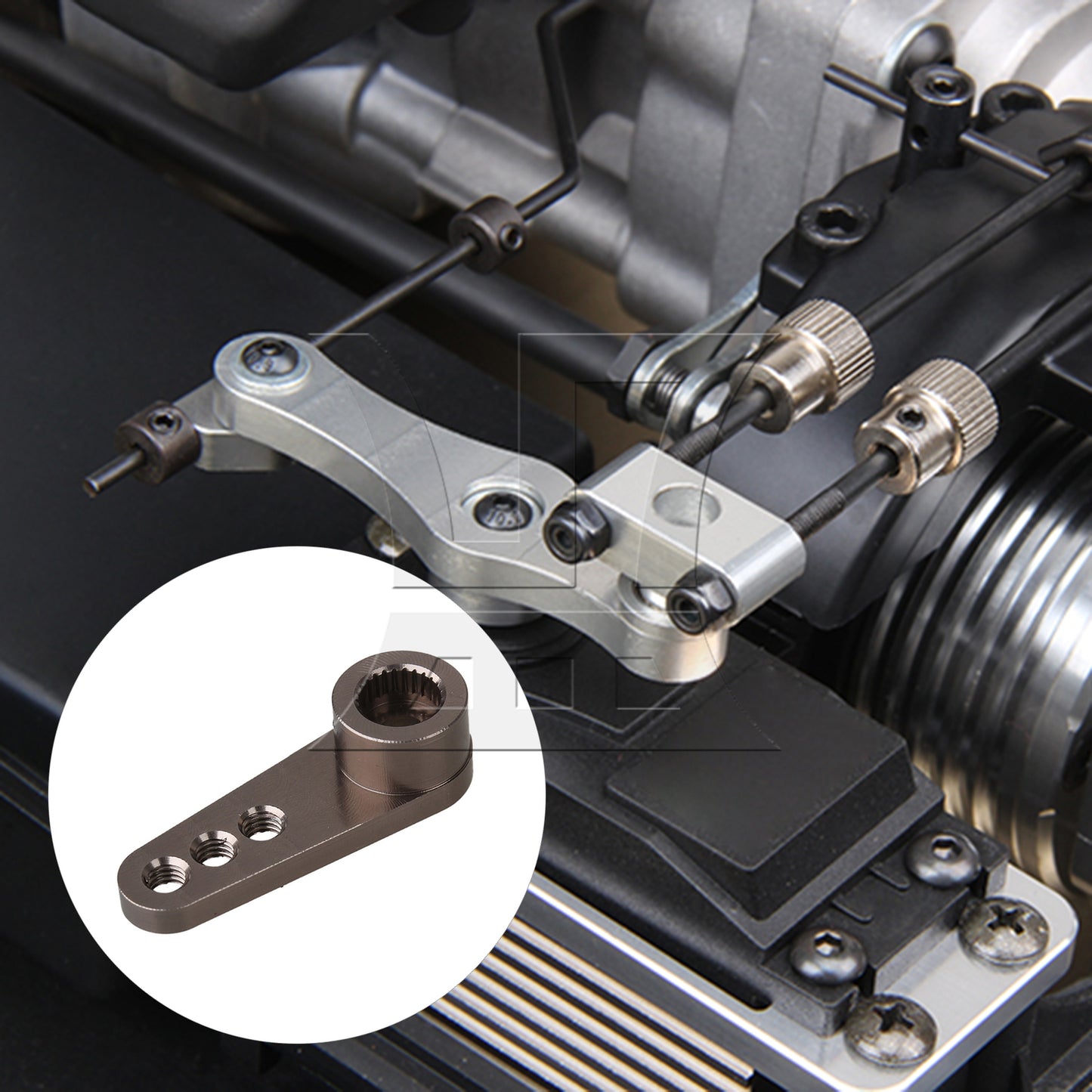 BQLZR  Upgrade Parts Servo Horns Steering Arm 25T N10086 for RC1:10 & 1:8 Car