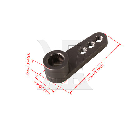 BQLZR  Upgrade Parts Servo Horns Steering Arm 25T N10086 for RC1:10 & 1:8 Car