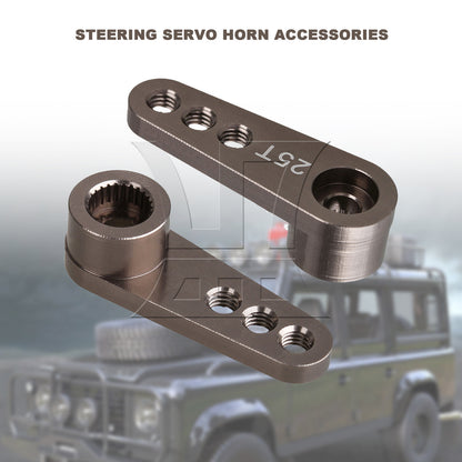 BQLZR  Upgrade Parts Servo Horns Steering Arm 25T N10086 for RC1:10 & 1:8 Car