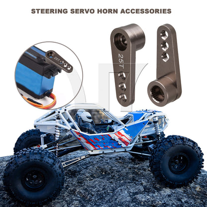 BQLZR  Upgrade Parts Servo Horns Steering Arm 25T N10086 for RC1:10 & 1:8 Car