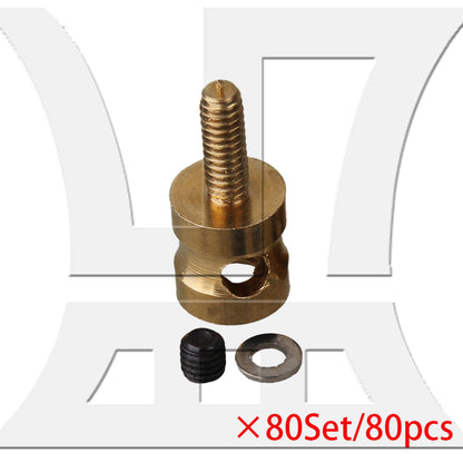 BQLZR 20pcs 2mm Metal RC Model Linkage Stopper Servo Screws Nuts for RC Airplane