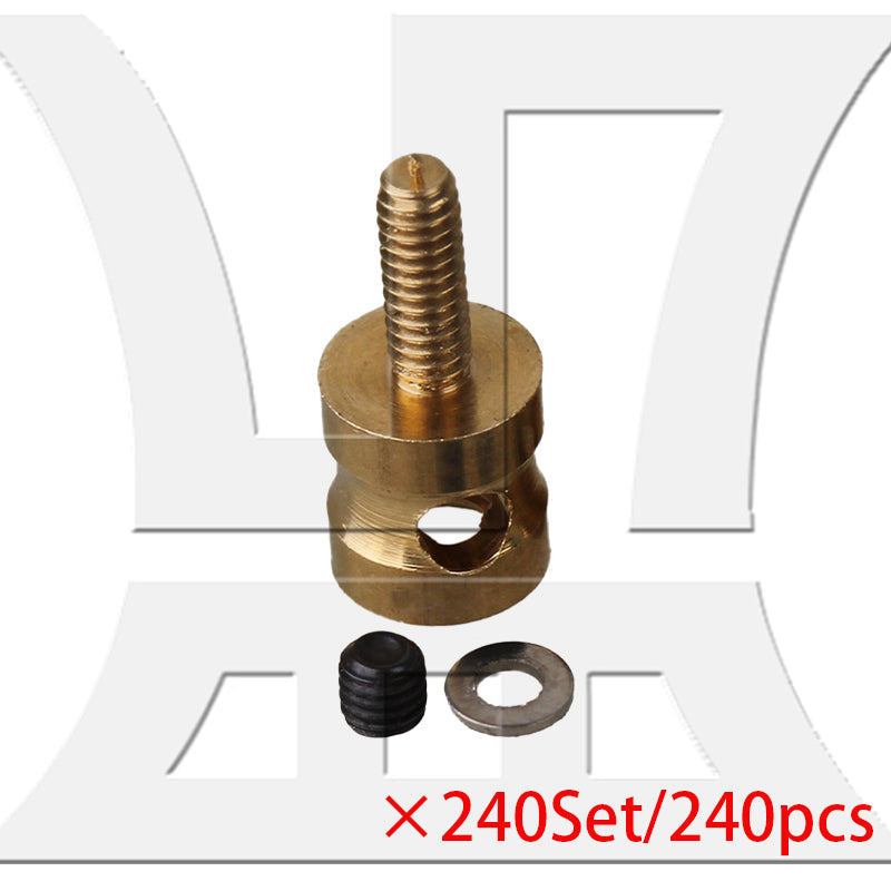 BQLZR 20pcs 2mm Metal RC Model Linkage Stopper Servo Screws Nuts for RC Airplane