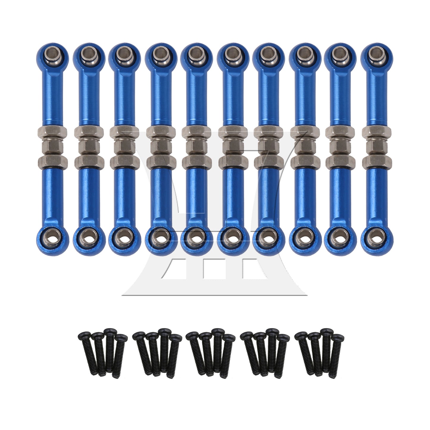 BQLZR Dark Blue Servo Link Replacement for WL A979 K929 Off-Road RC1:18 Car