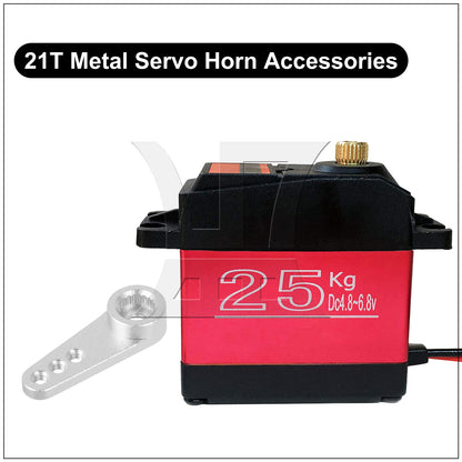 BQLZR Metal RC Servo Horn Arms TL2366 Silver High-Quality Material
