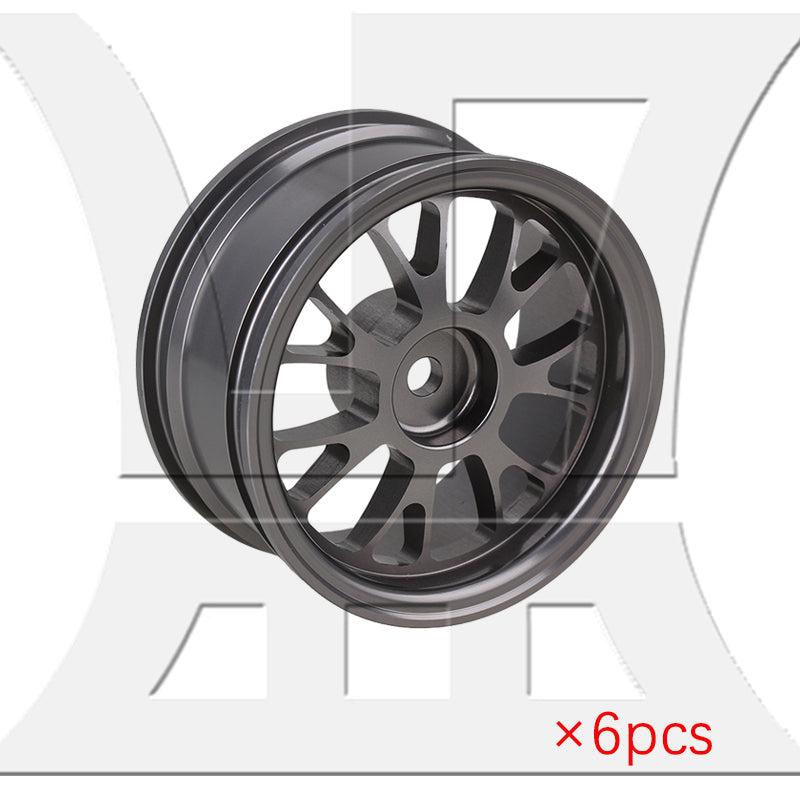 BQLZR RC 1:10 On Road Y-Shaped Wheel Rim 50008T 0.47" Inner Dia Titanium