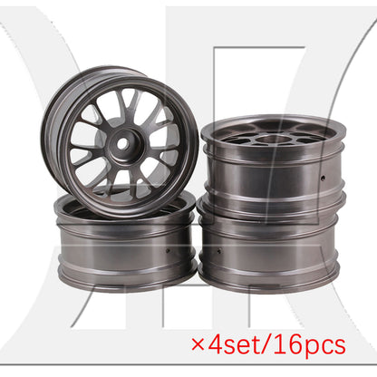BQLZR RC 1:10 On Road Y-Shaped Wheel Rim 50008T 0.47" Inner Dia Titanium