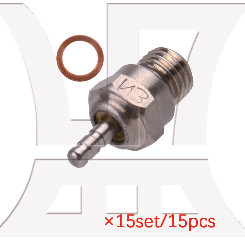 BQLZR Al. Igniter & 6Pcs N3 70117 Spark Glow Plugs Replacement for RC1:10 Model