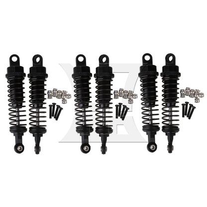BQLZR 2x Black 68mm Length 15mm Width Alloy A285004BL Shock Absorber for RC 1:16 Car