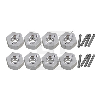 BQLZR  12mm Al. Wheel Hex Replacement for AXIAL 90026 RC 1:10 Rock Crawler