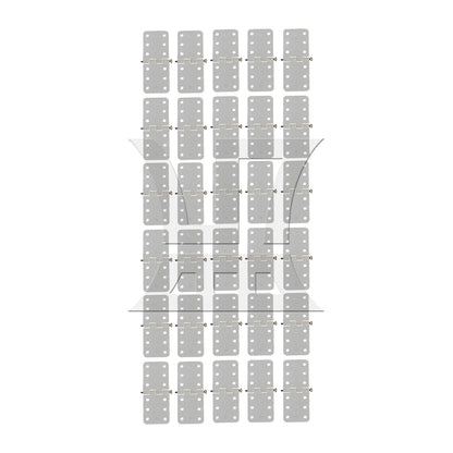 BQLZR Beige DIY Remote Control RC Airplane pinned Hinges 2.5x1.1cm Spare Parts