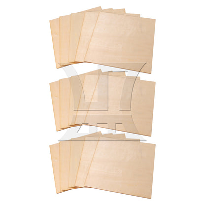 BQLZR Craft Unfinished Square Wooden Sheets for Building Model 200x200x1.5mm