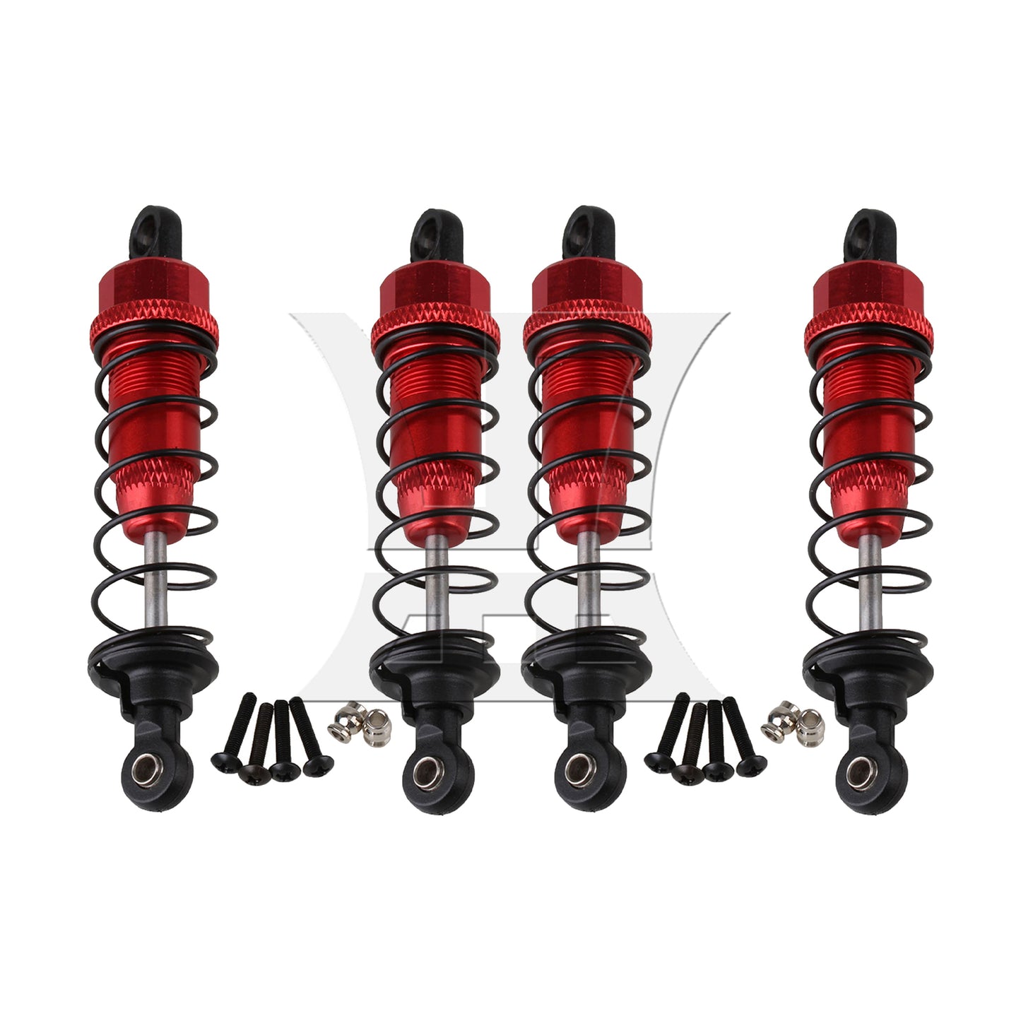BQLZR RC 1:10 Off Road Car Red F103004R Aluminium Alloy Shock Absorber Upgrade