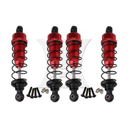 BQLZR RC 1:10 Off Road Car Red F103004R Aluminium Alloy Shock Absorber Upgrade