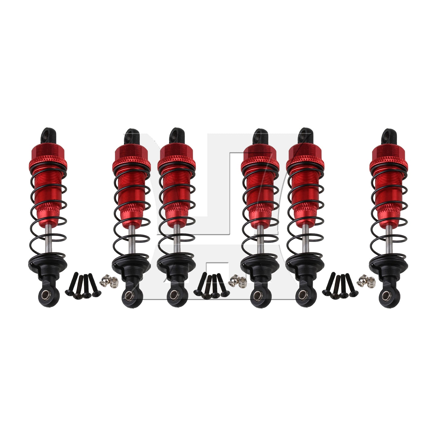 BQLZR RC 1:10 Off Road Car Red F103004R Aluminium Alloy Shock Absorber Upgrade