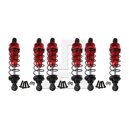 BQLZR RC 1:10 Off Road Car Red F103004R Aluminium Alloy Shock Absorber Upgrade