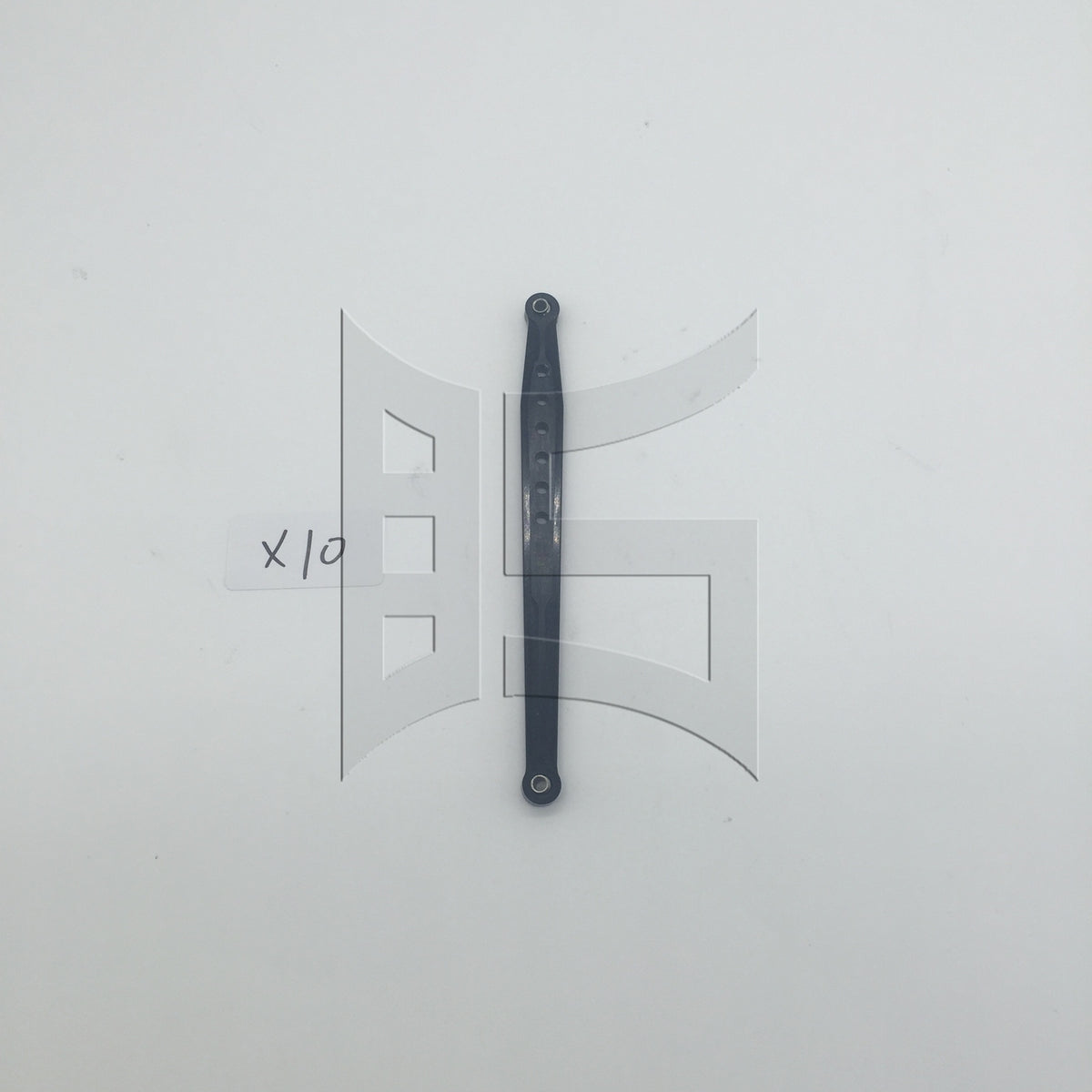 BQLZR Black Front Chassis Y-Link &Suspension Link for AXIAL RC1:10 Buggy