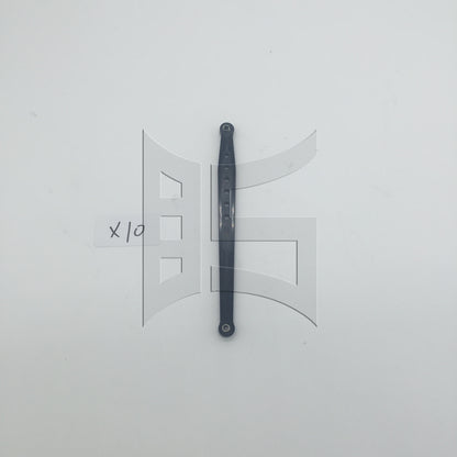 BQLZR Black Front Chassis Y-Link &Suspension Link for AXIAL RC1:10 Buggy