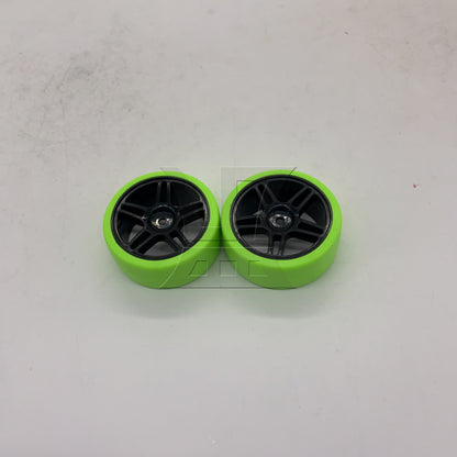 BQLZR RC1:10 Flat Sports Car Drift Tire Black Plastic Wheel Hub Precise Drift Control