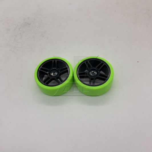 BQLZR RC1:10 Flat Sports Car Drift Tire Black Plastic Wheel Hub Precise Drift Control