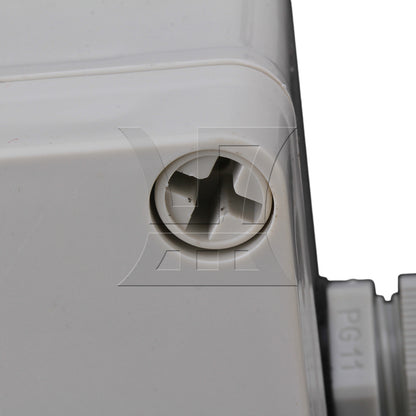 BQLZR 6 Bit Plastic Adaptable Junction Project Box White 95x65x55mm Pack of 2
