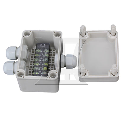 BQLZR 6 Bit Plastic Adaptable Junction Project Box White 95x65x55mm Pack of 2