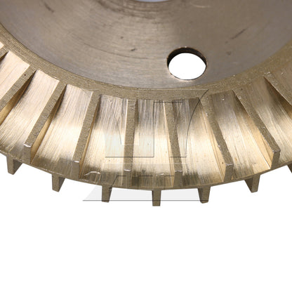 BQLZR Water Pump Brass Double-sided Keyway Impeller 6cm OD 1.2cm ID