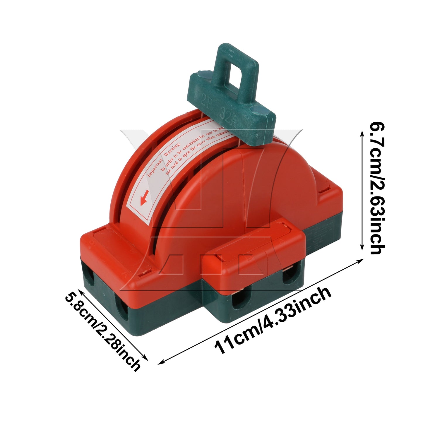 BQLZR  Double Throw Disconnect Controller Switch 250V 32A Type3 Orange Parts
