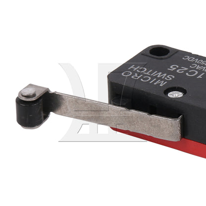 BQLZR 10 Pieces Micro Limit Switch Long Straight Hinge Replacement for V-156-1C25