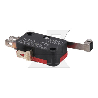 BQLZR 10 Pieces Micro Limit Switch Long Straight Hinge Replacement for V-156-1C25